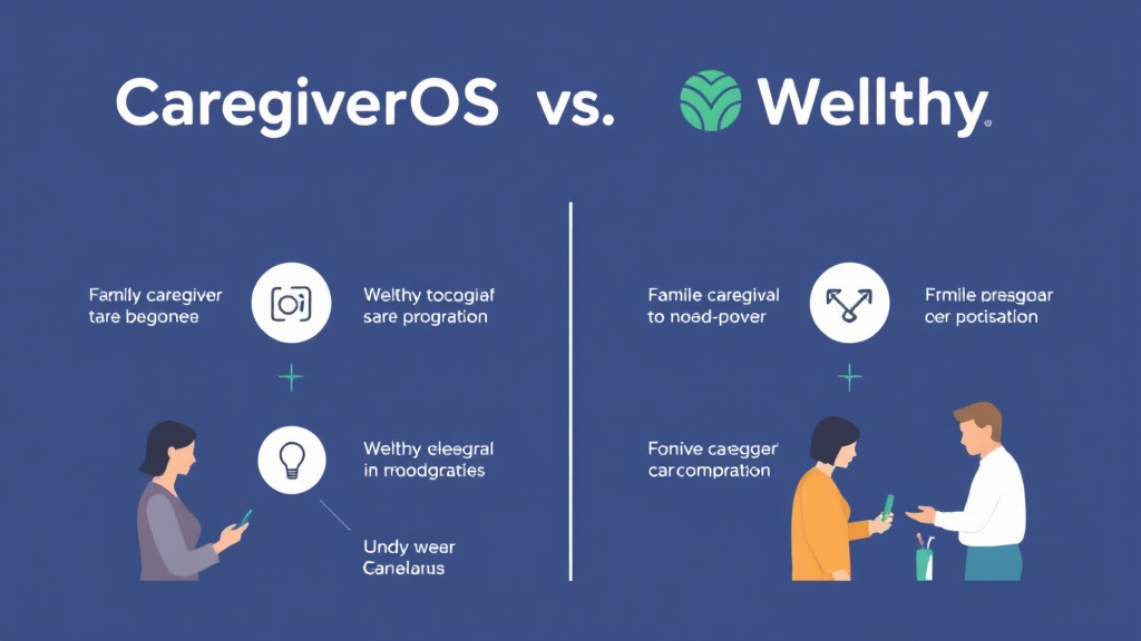 Hands-on guide visualization for caregiverOS vs. Wellthy Comparison
