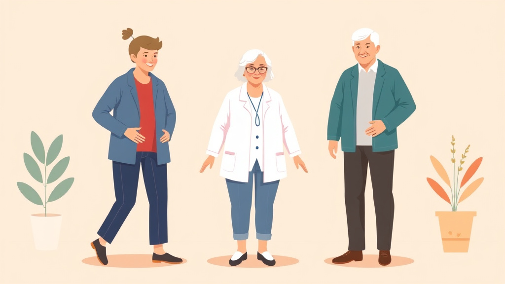 Conceptual diagram showing how adaptive Clothing for Seniors Guide works in practice