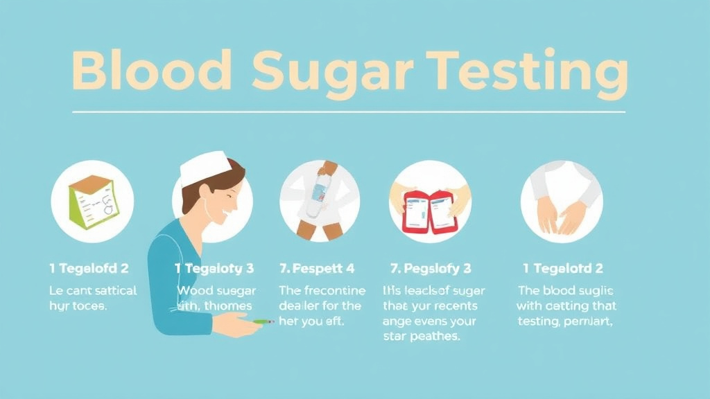 Real-world application diagram for blood Sugar Testing for Elderly