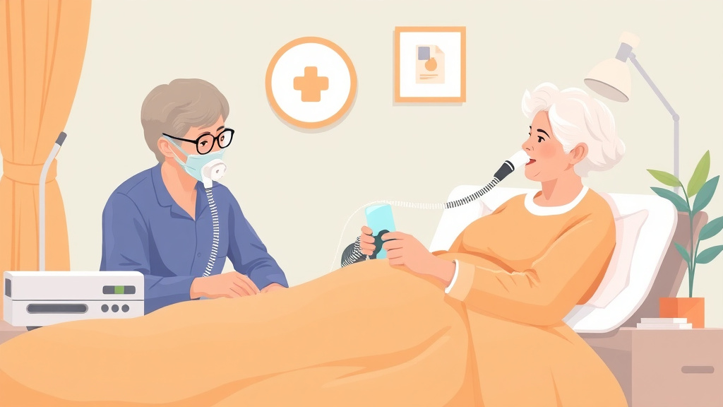 An informative visual explaining CPAP Machine Care for Elderly for beginners and professionals