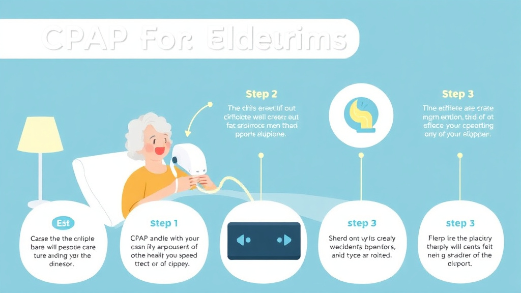 Step-by-step visual guide for implementing CPAP Machine Care for Elderly