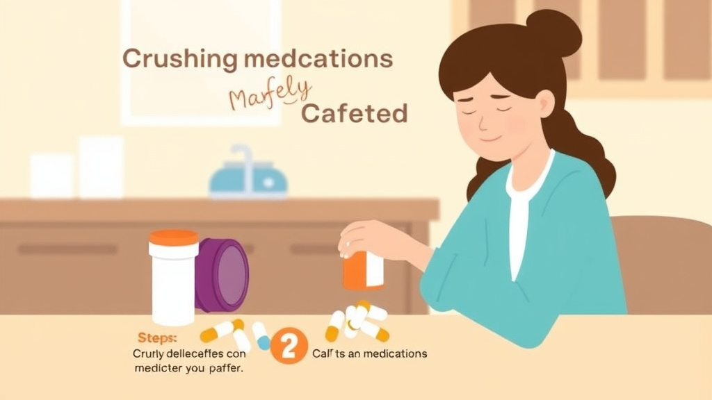 Hands-on guide visualization for crushing Medications Safely Guide