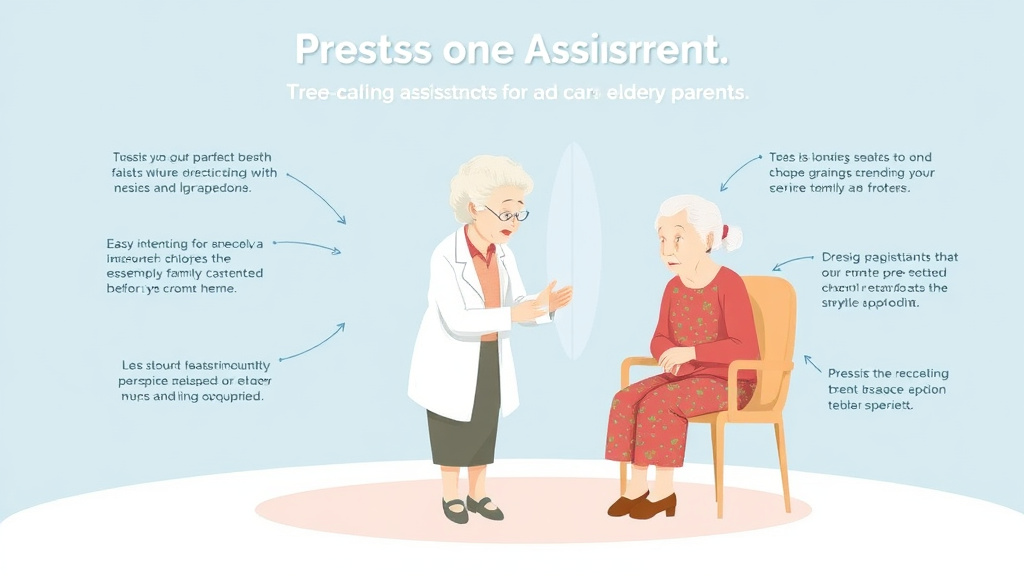 Process flow illustration for putting dressing Assistance for Elderly Parents into action