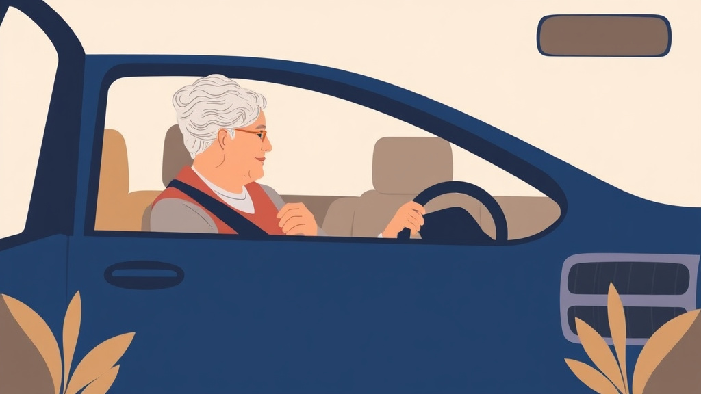 Conceptual diagram showing how driving Assessment for Aging Parents works in practice