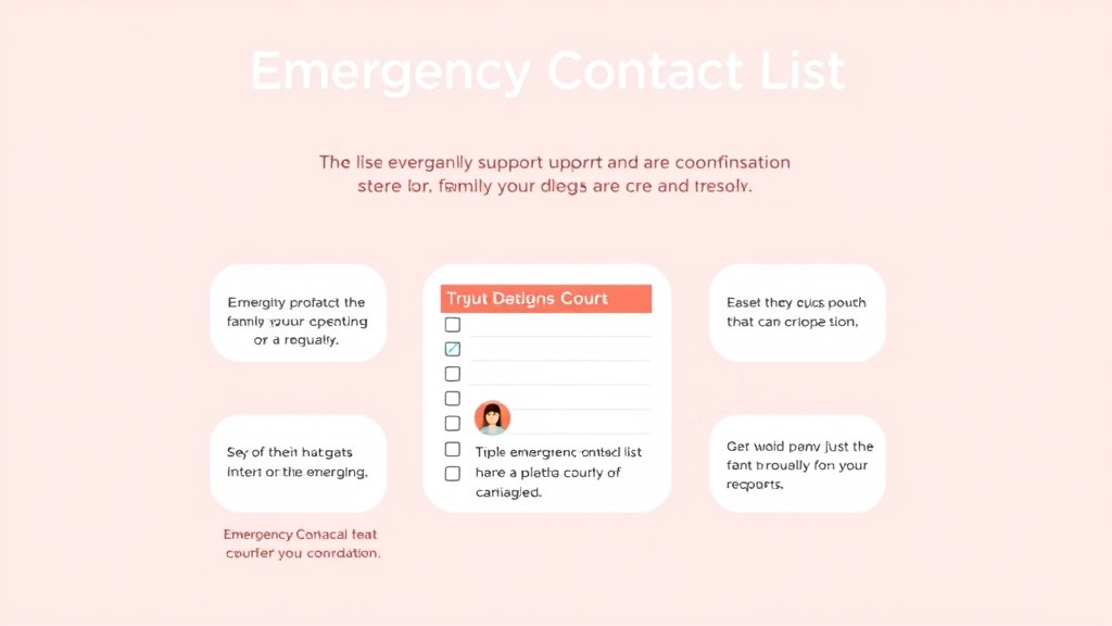 Implementation roadmap for emergency Contact List Template with actionable steps
