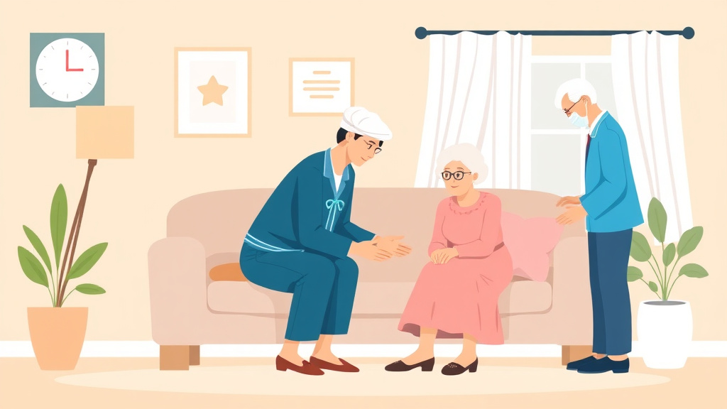 Conceptual diagram showing how emergency Preparedness for Elderly works in practice