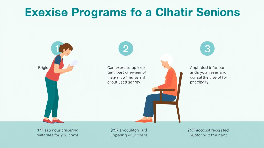 Practical workflow diagram for exercise Programs for Chair Bound Seniors