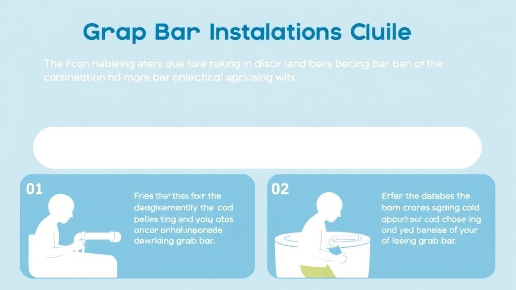 Real-world application diagram for grab Bar Installation Guide