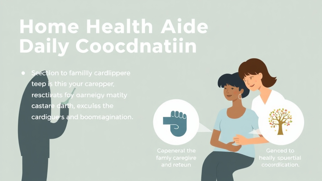 Step-by-step visual guide for implementing home Health Aide Daily Coordination