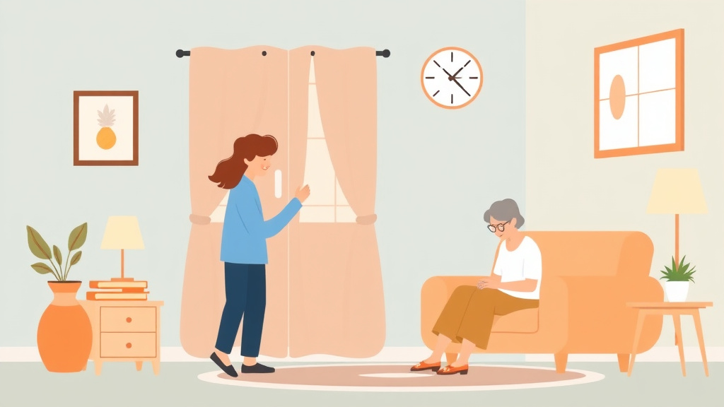 A professional illustration depicting home Safety Assessment Checklist