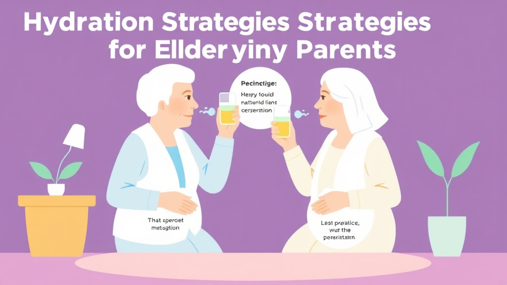 Hands-on guide visualization for hydration Strategies for Elderly Parents