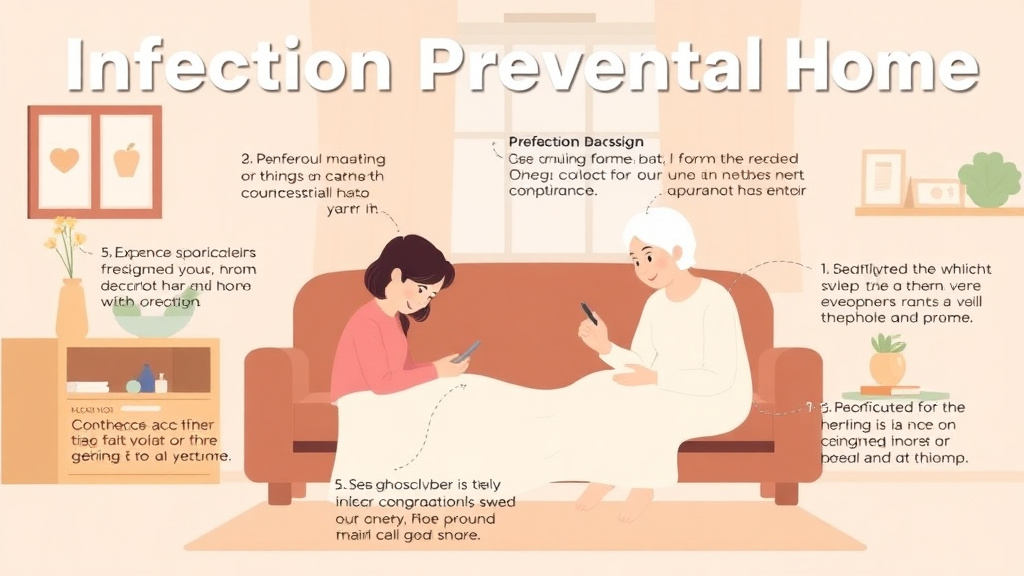 Practical checklist visual for infection Prevention at Home