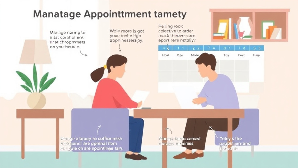 Real-world application diagram for managing Appointments and Schedules