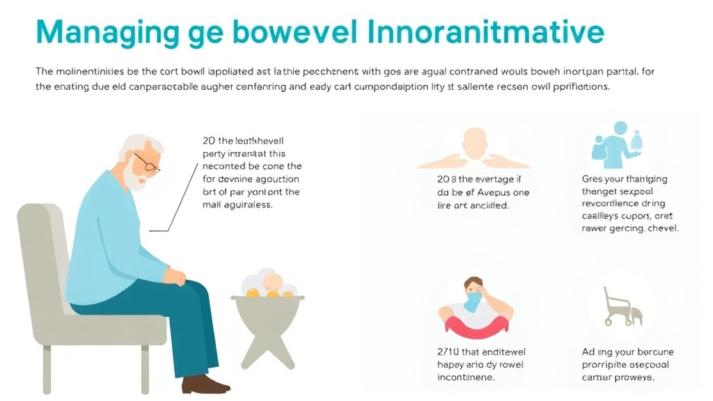 Practical checklist visual for managing Bowel Incontinence in Elderly