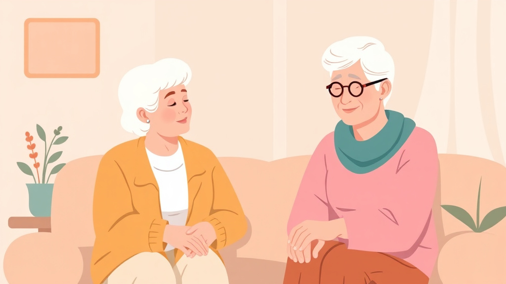 Educational graphic covering the essentials of managing Depression in Aging Parents
