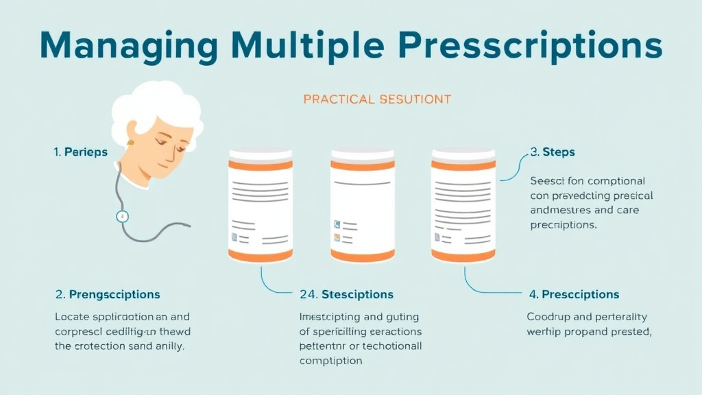 Action-oriented illustration showing how to apply managing Multiple Prescriptions