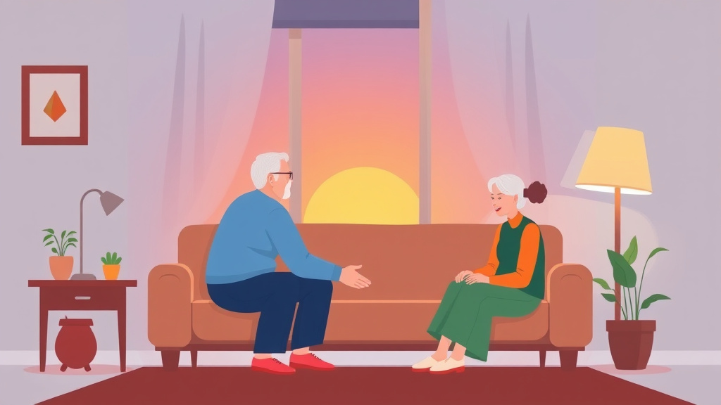 Conceptual diagram showing how managing Sundowning in Evening Hours works in practice