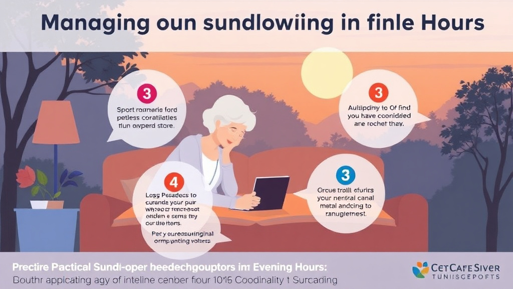 Real-world application diagram for managing Sundowning in Evening Hours