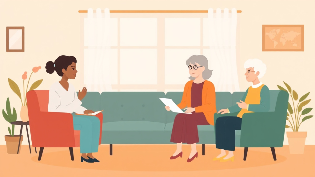 A professional illustration depicting managing Visitors and Social Calendar