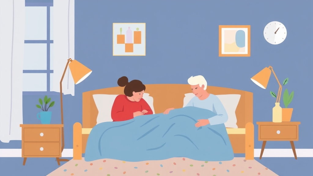 Educational graphic covering the essentials of nighttime Caregiving Strategies
