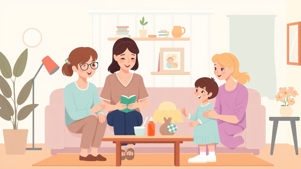 A professional illustration depicting occupational Therapy Activities at Home