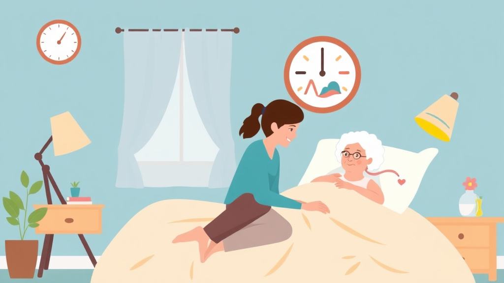 An informative visual explaining overnight Caregiving Strategies for beginners and professionals