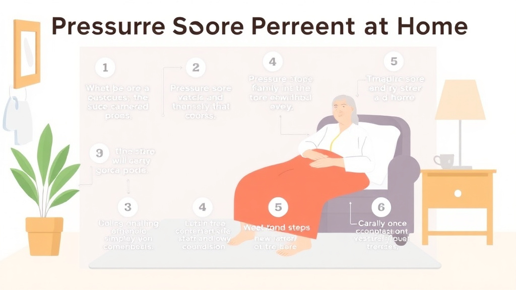 Step-by-step visual guide for implementing pressure Sore Prevention at Home