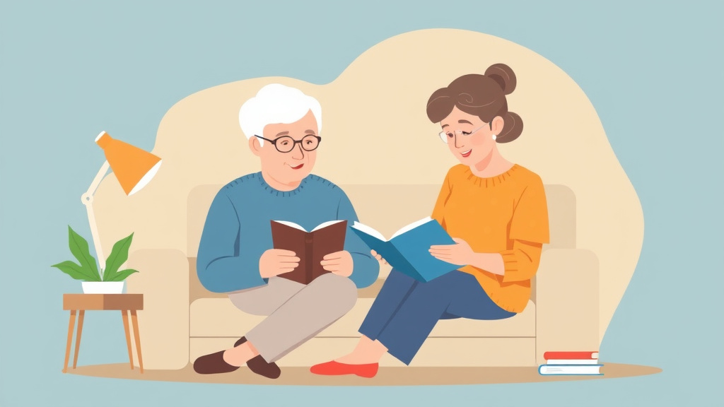 Clear illustration of reading Alternatives for Low Vision Seniors with supporting details