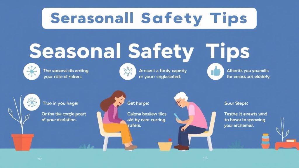 Real-world application diagram for seasonal Safety Tips for Elderly