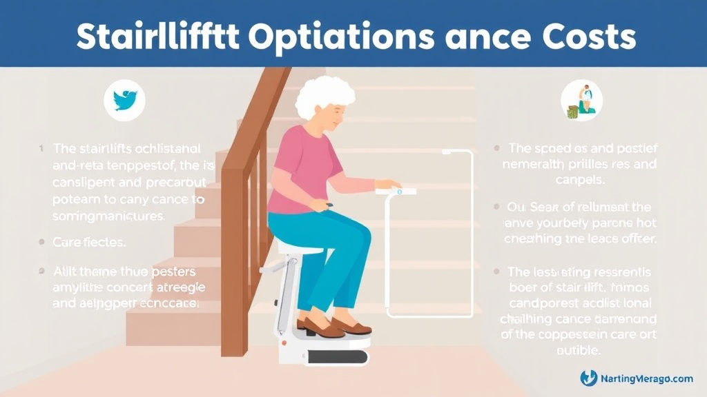 Real-world application diagram for stairlift Options and Costs