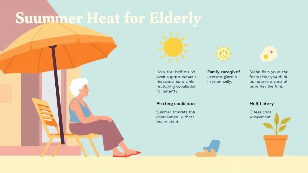 Hands-on guide visualization for summer Heat Safety for Elderly