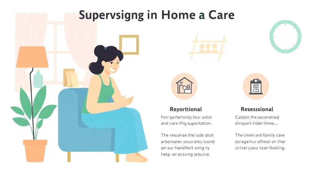 Practical checklist visual for supervising in Home Care Quality