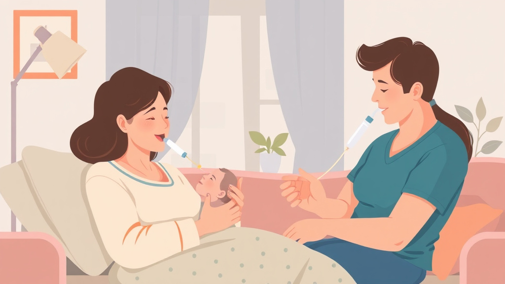 Illustration breaking down the fundamentals of tube Feeding Care at Home