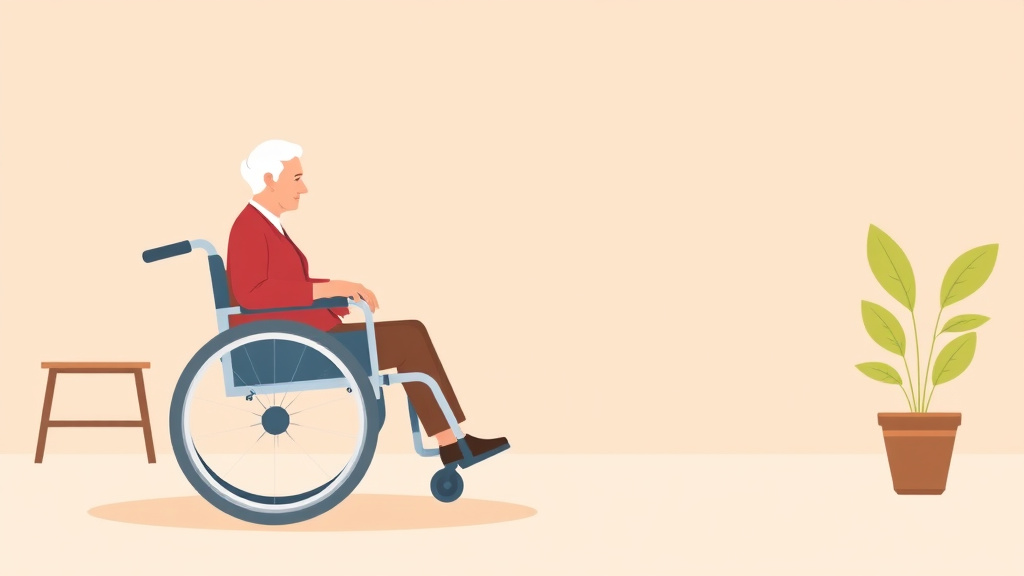 Visual overview of wheelchair Selection Guide for Seniors with key concepts highlighted
