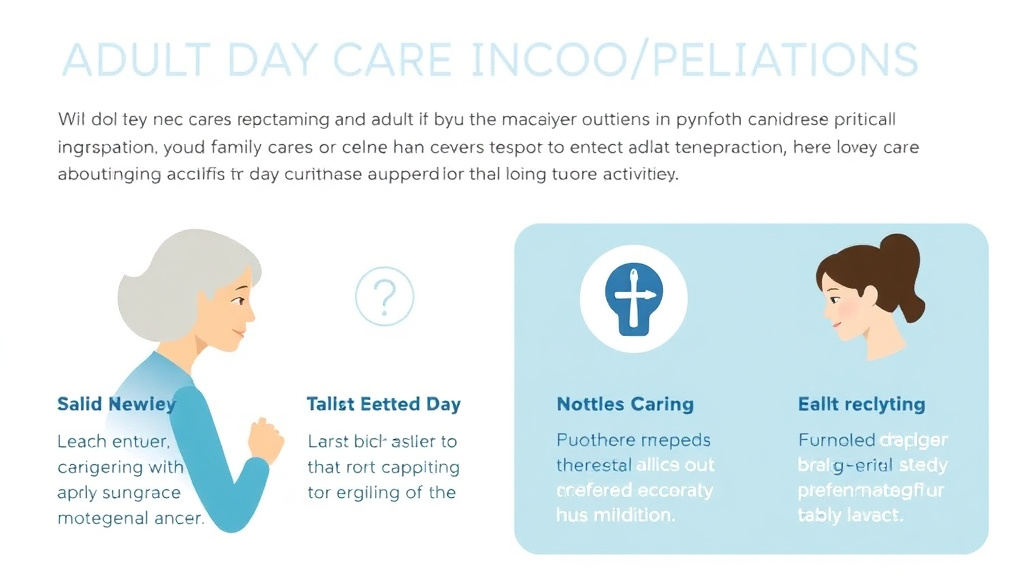 Real-world application diagram for adult Day Care Activities and Programs