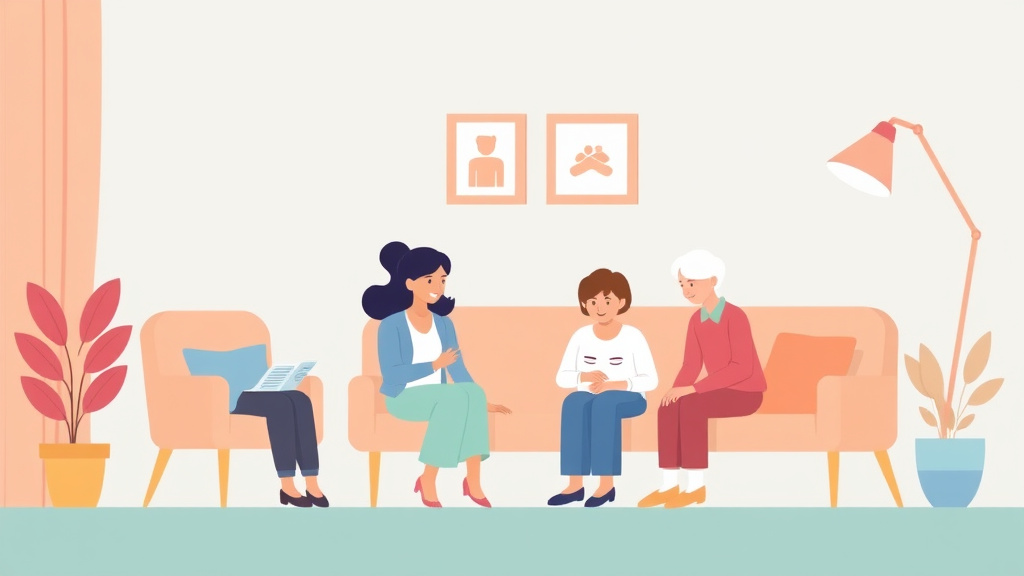 Clear illustration of adult Day Care Benefits for Families with supporting details