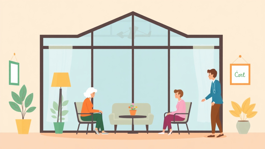 Clear illustration of adult Day Care Center Guide with supporting details