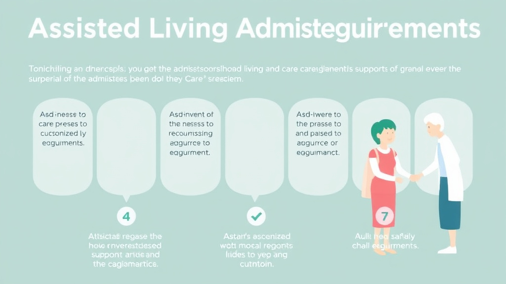 Real-world application diagram for assisted Living Admission Requirements