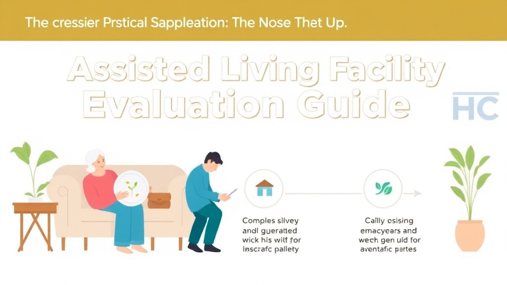 Process flow illustration for putting assisted Living Facility Evaluation Guide into action