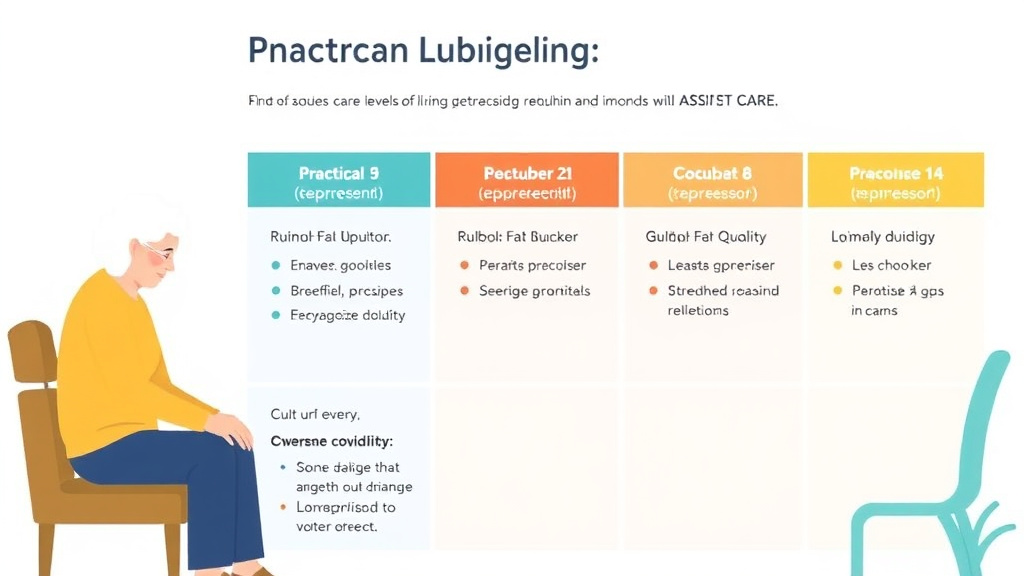 Hands-on guide visualization for assisted Living Levels of Care