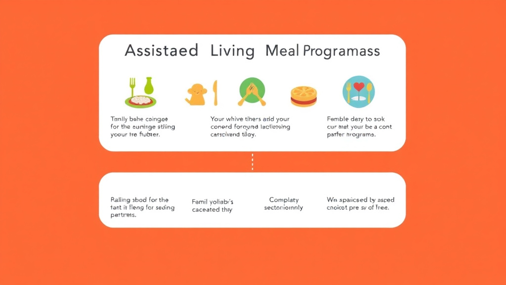 Real-world application diagram for assisted Living Meal Programs