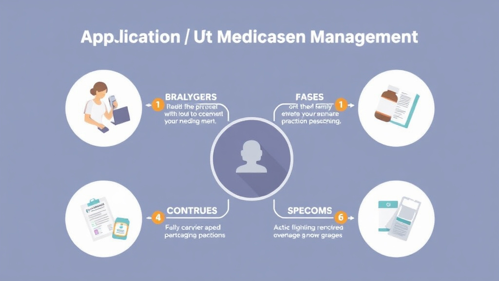 Action-oriented illustration showing how to apply assisted Living Medication Management