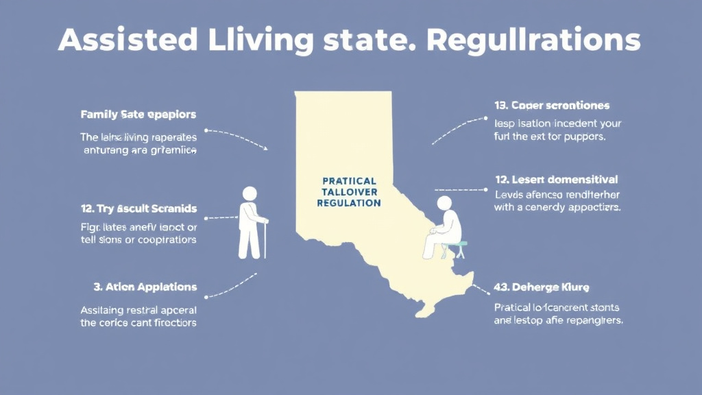 Step-by-step visual guide for implementing assisted Living State Regulations