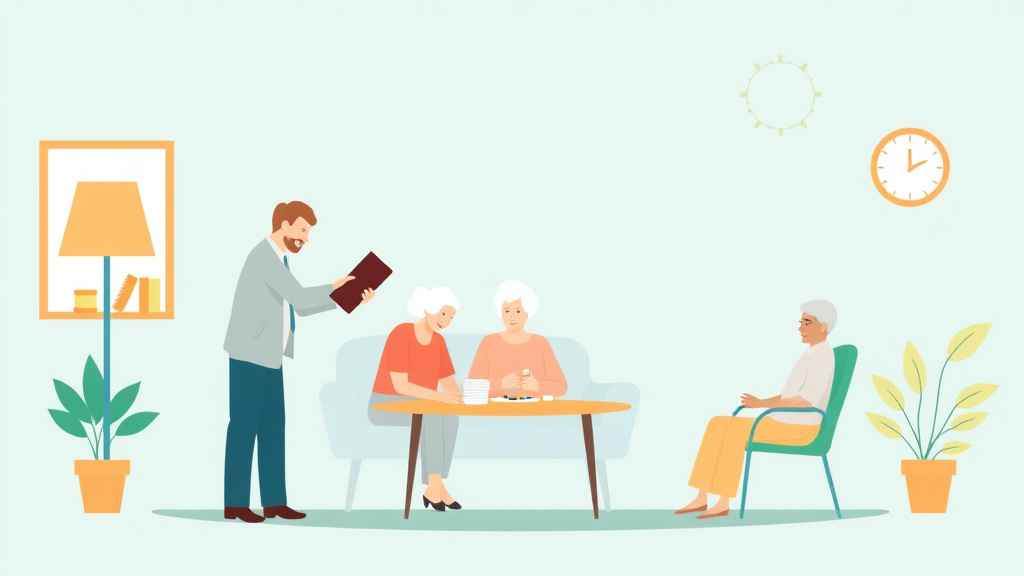 An informative visual explaining board and Care Home Evaluation for beginners and professionals