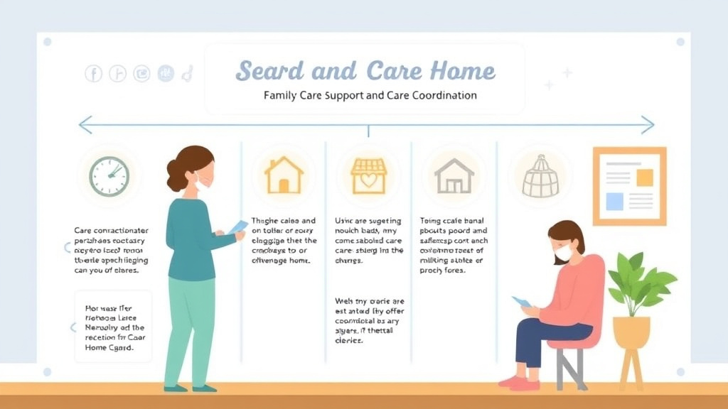 Action-oriented illustration showing how to apply board and Care Home Evaluation