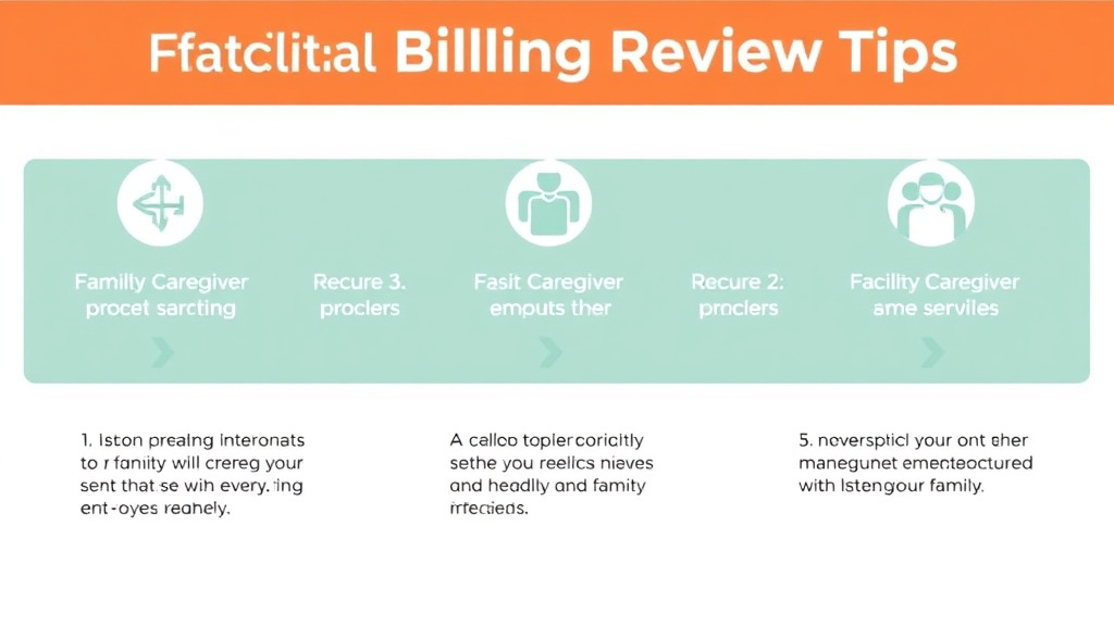 Step-by-step visual guide for implementing facility Billing Review Tips