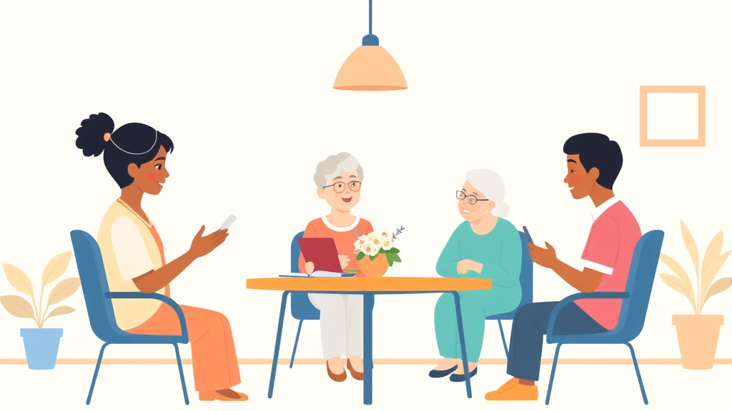 Conceptual diagram showing how facility Care Conference Preparation works in practice