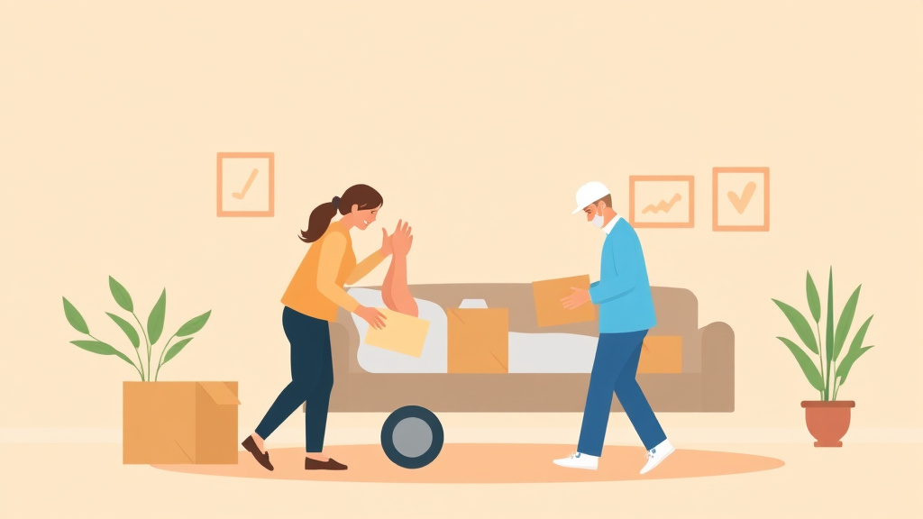 Educational graphic covering the essentials of facility Move in Day Preparation