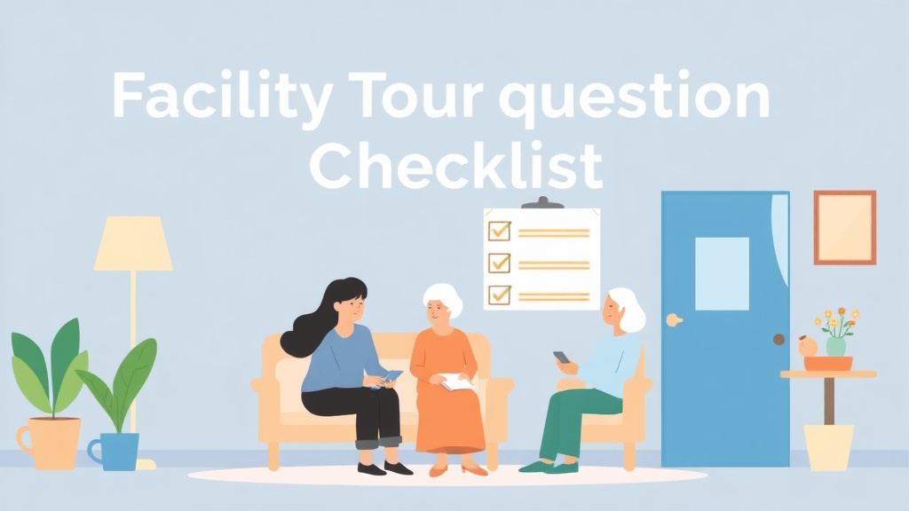 Illustration breaking down the fundamentals of facility Tour Questions Checklist