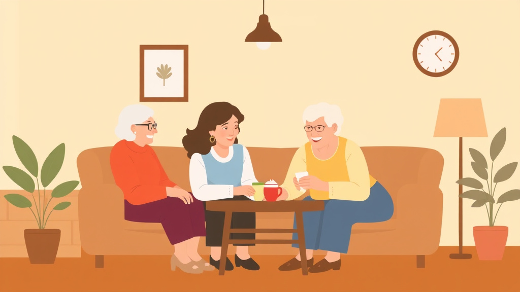 Conceptual diagram showing how group Home for Seniors Guide works in practice